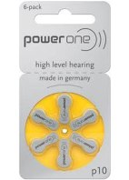 Hearing Aid Batteries Power One P10
